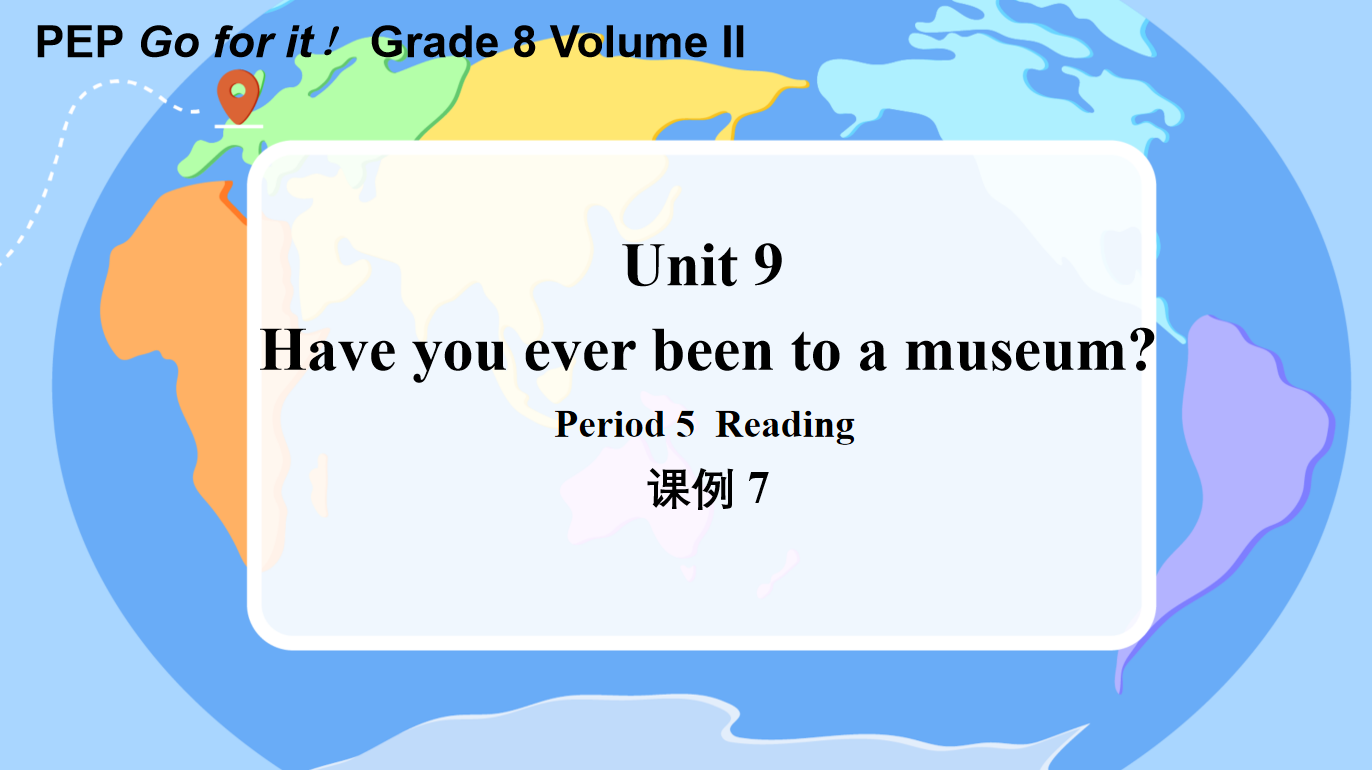 2023 Go For it G8 U9 阅读课 宋洁莹